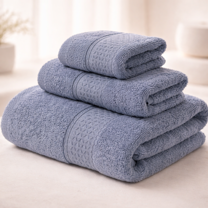 Cotton Towel Set — 3 Pieces