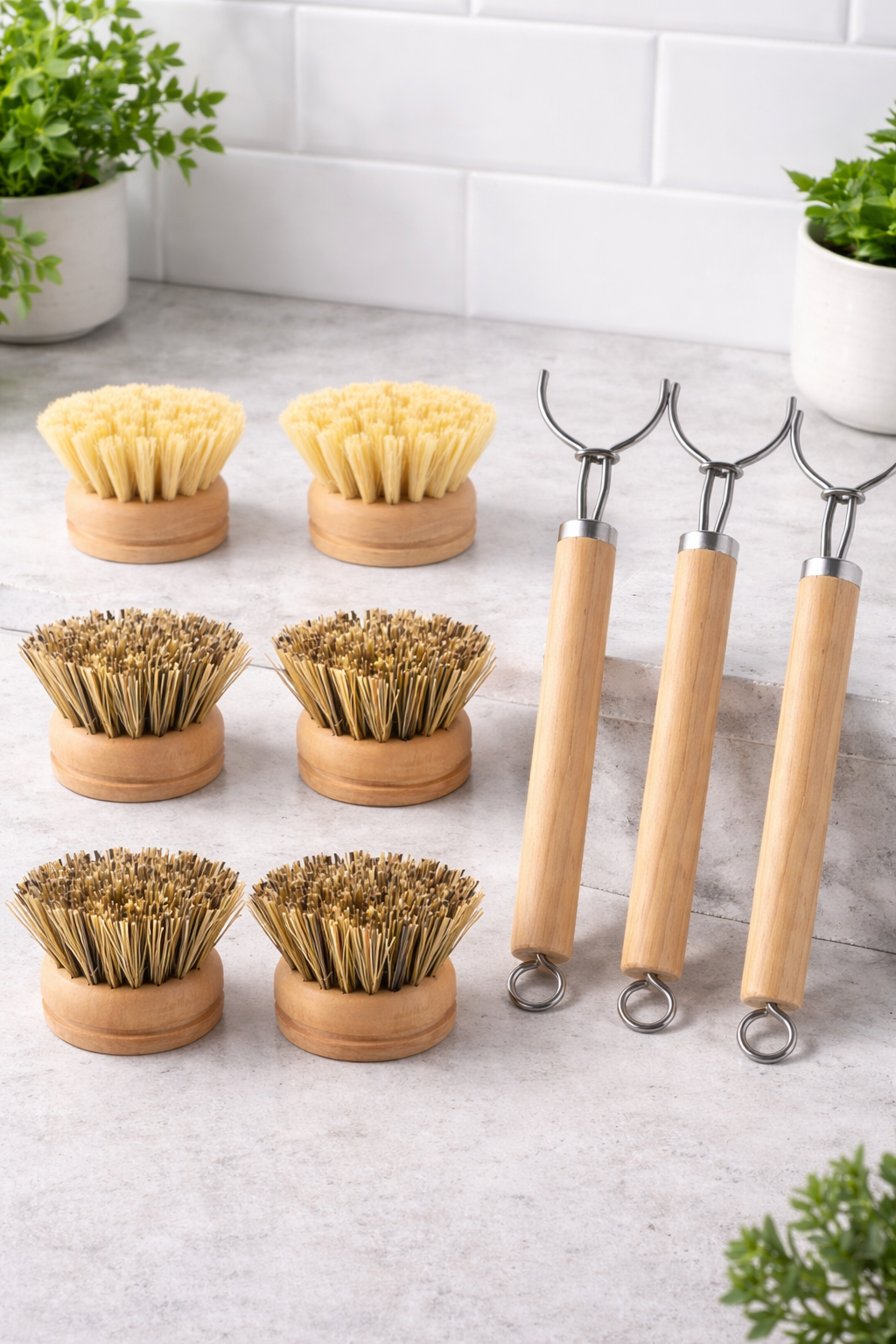 Artisanal Bamboo Cleaning Brush
