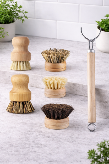 Artisanal Bamboo Cleaning Brush