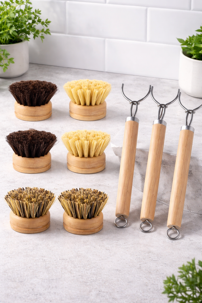 Artisanal Bamboo Cleaning Brush
