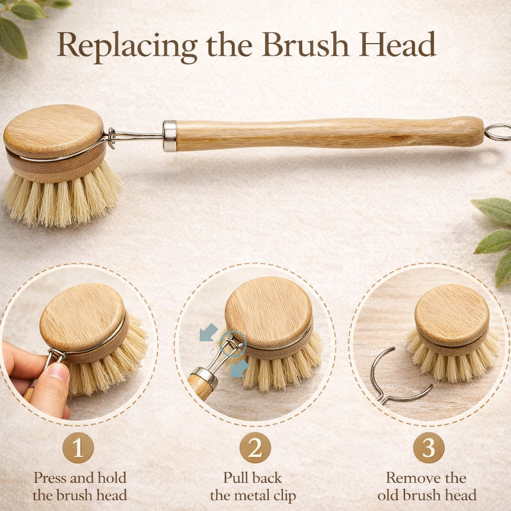 Artisanal Bamboo Cleaning Brush